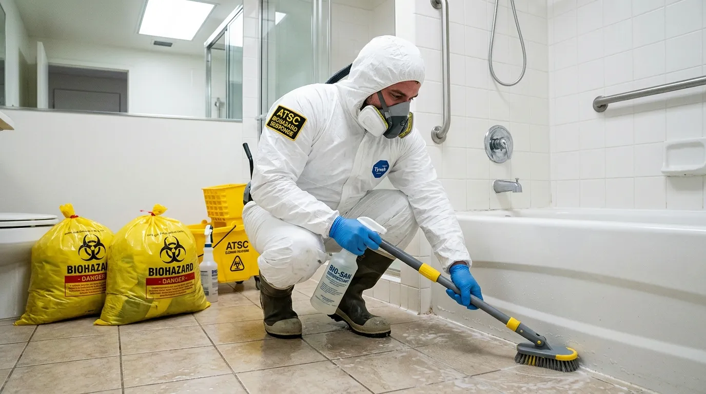 Decontamination equipment deployed for Blood Cleanup in Goodlettsville